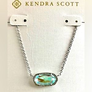 New Kendra Scott Lee Silver Nevklace
Dichroic Glass necklace